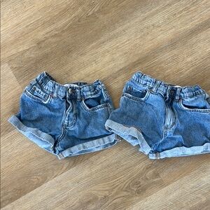 Zara Kids Blue Denim Shorts